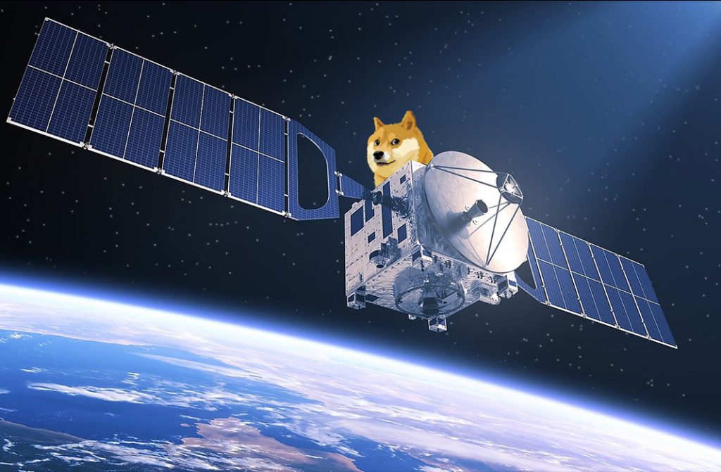 Satelit Doge Elon Musk Dogecoin