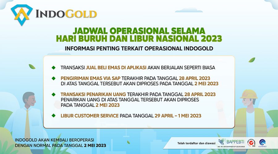 Newsletter IndoGold Hari Buruh Mei 2023