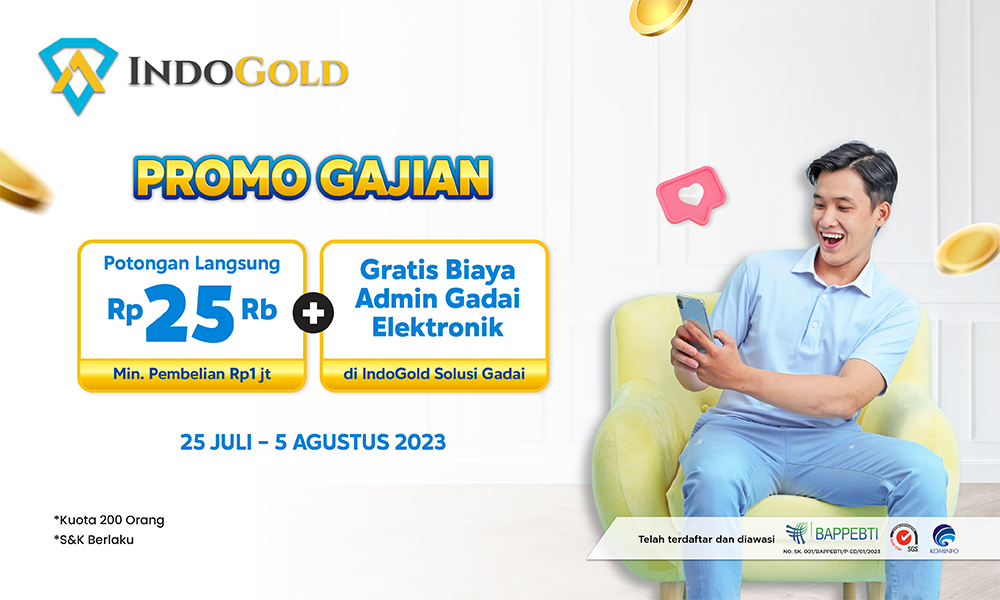 Newsletter IndoGold Promo Gajian Juli 2023