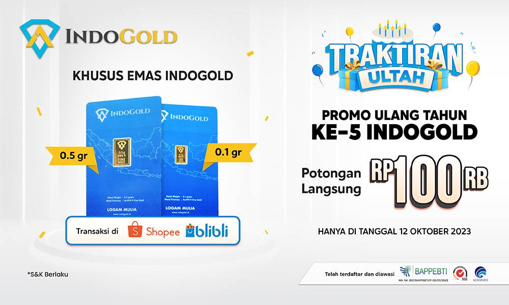 Newsletter Traktiran Ultah IndoGold Oktober 2023