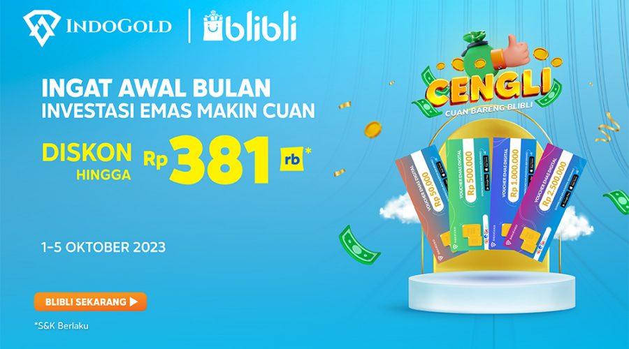 Newsletter blibli Cengli Voucher Digital Oktober 2023