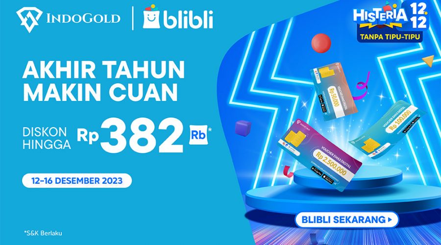 Newsletter blibli Histeria 12 12 Voucher Digital Desember 2023