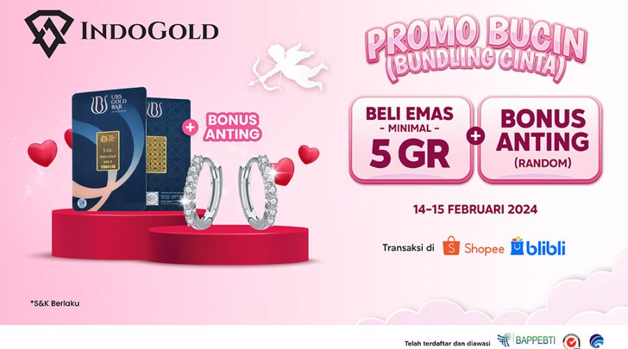 Newsletter IndoGold Promo Bucin Bundling Cinta Februari 2024