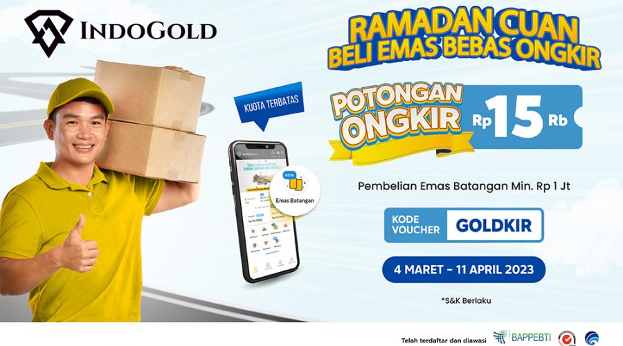 Newsletter IndoGold Ramadan Cuan Bebas Ongkir Maret 2024