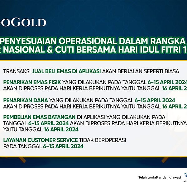 Newsletter IndoGold Libur Nasional Idul Fitri April 2024 1