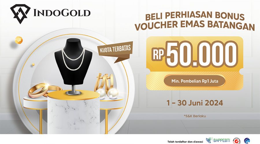 Newsletter Whizliz Promo Voucher Emas Batangan Juni 2024