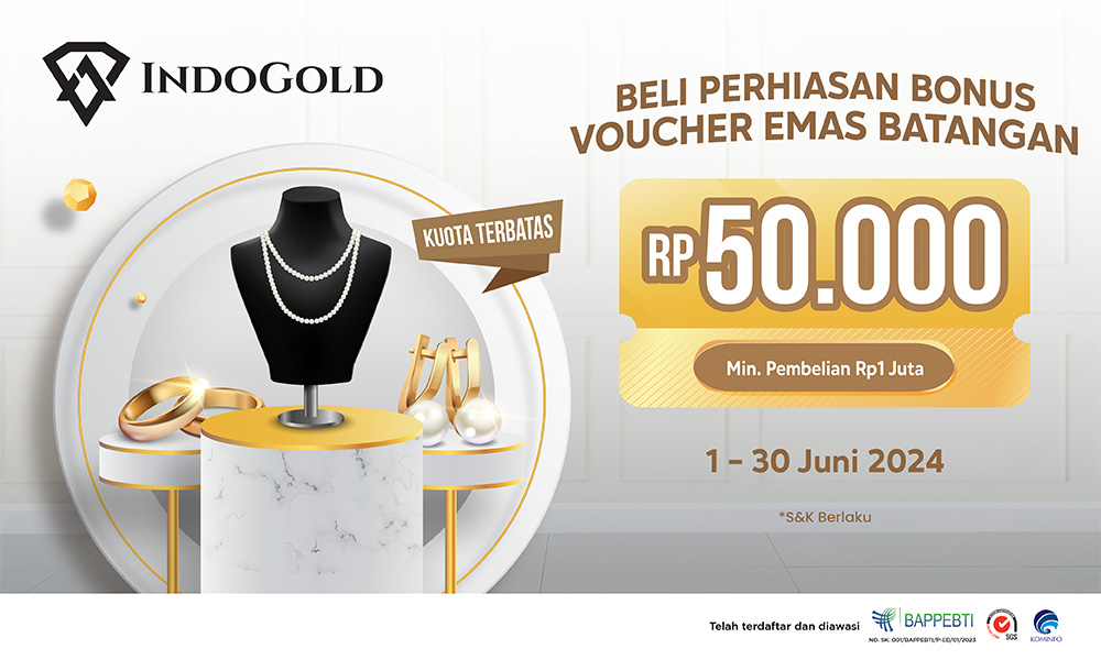 Newsletter Whizliz Promo Voucher Emas Batangan Juni 2024