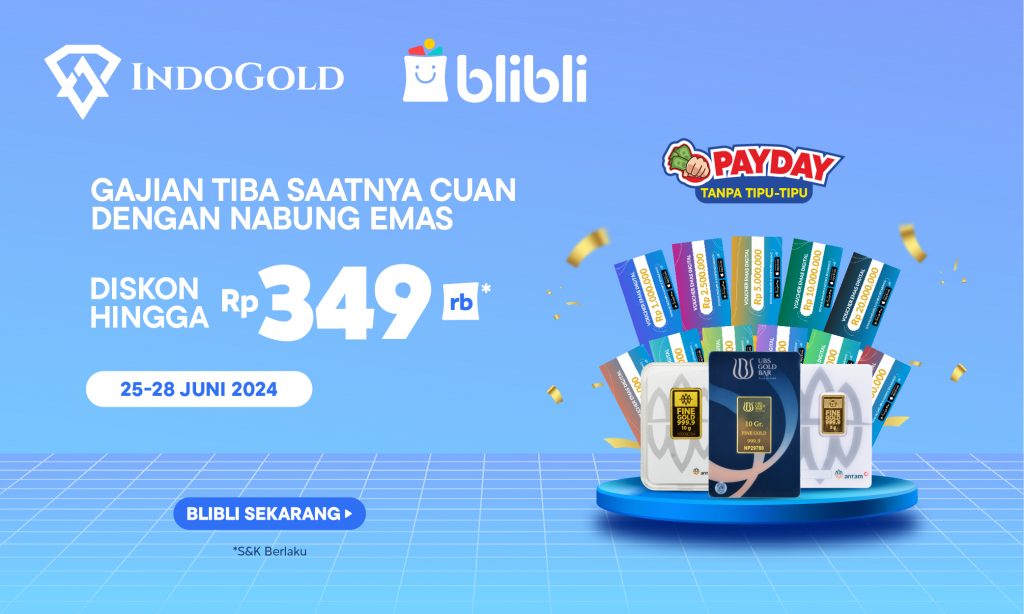 Newsletter blibli BigPayDay Emas Fisik Juni 2024