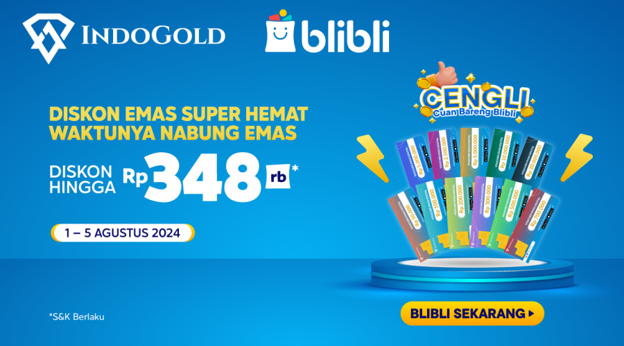 Newsletter blibli cengli Voucher Digital Agustus  2024