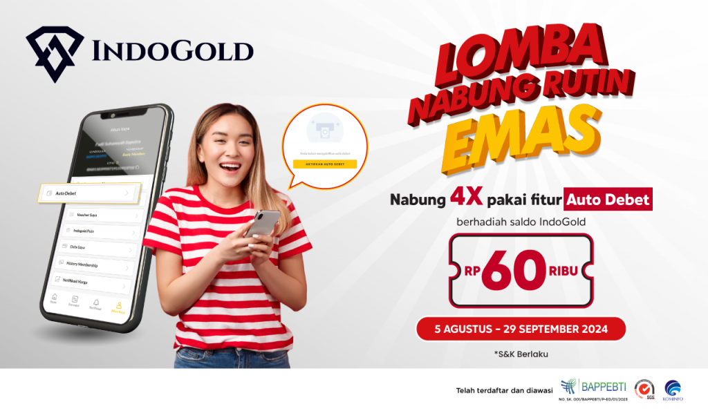 Newsletter IndoGold Lomba Nabung Rutin Agustus 2024