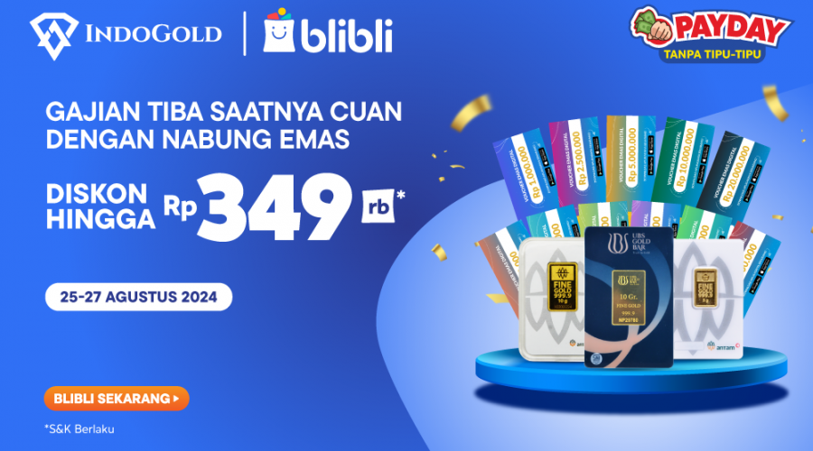 Newsletter blibli BigPayDay Voucher Digital Agustus 2024