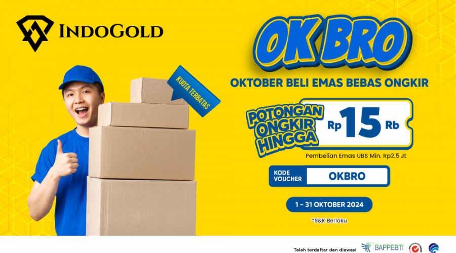 Newsletter IndoGold Spesial Bebas Ongkir Okt 2024