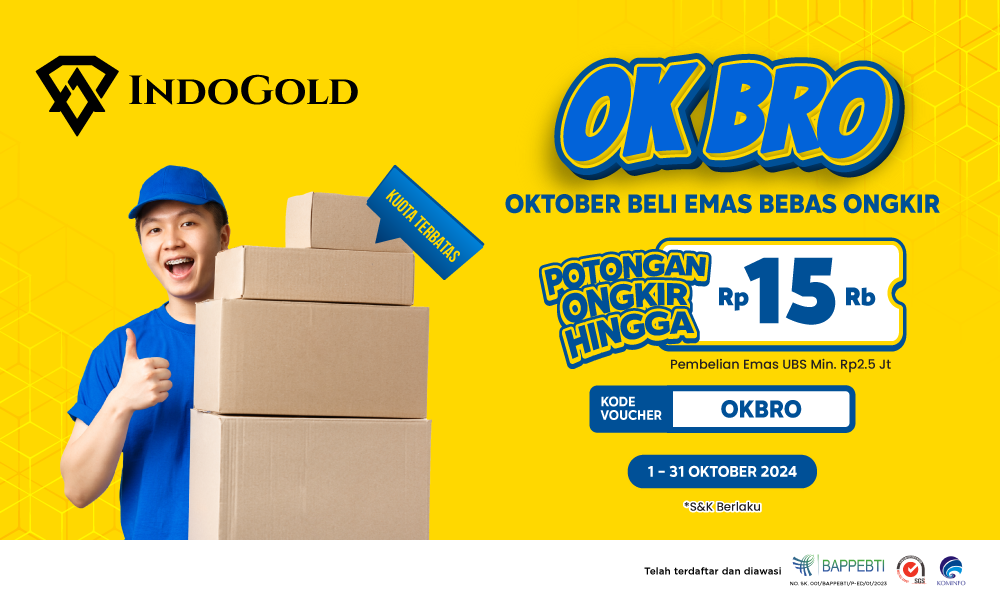 Newsletter IndoGold Spesial Bebas Ongkir Okt 2024