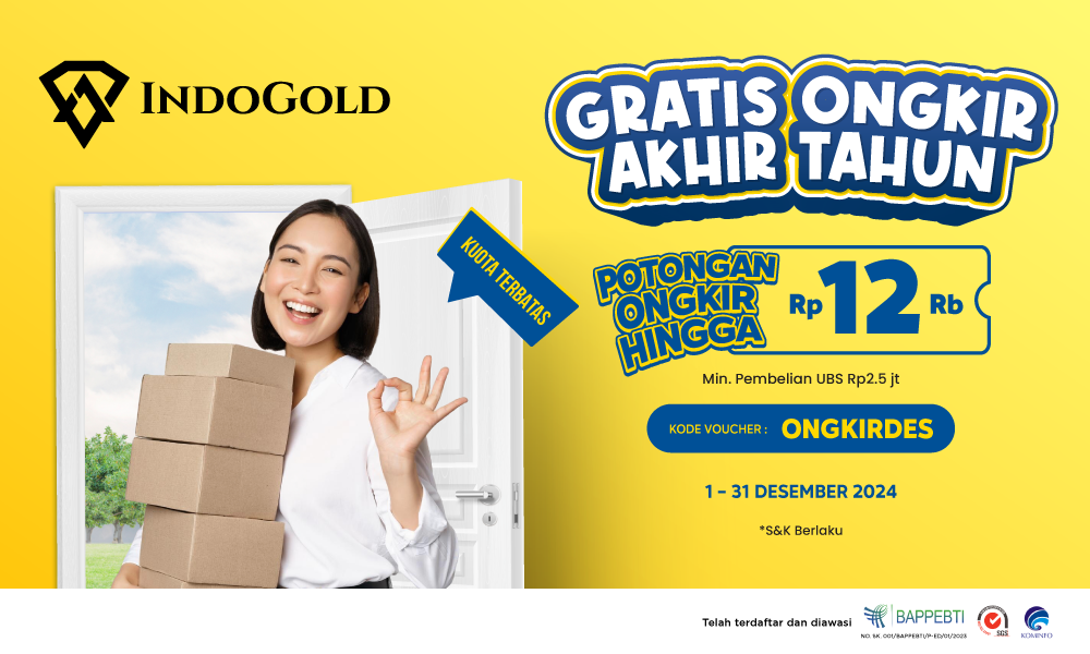 Newsletter IndoGold Spesial Bebas Ongkir Des 2024