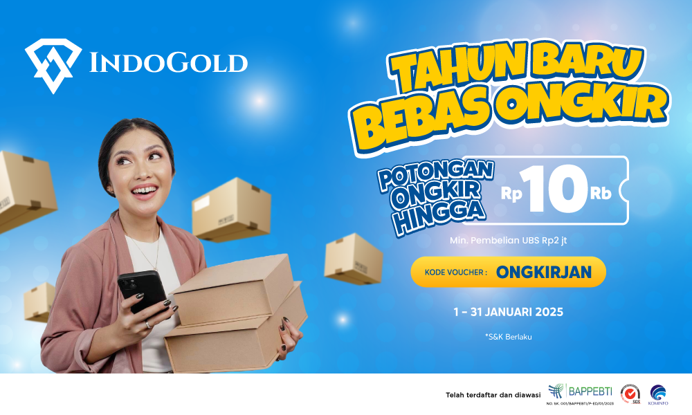 Newsletter IndoGold Spesial Bebas Ongkir Jan 2025