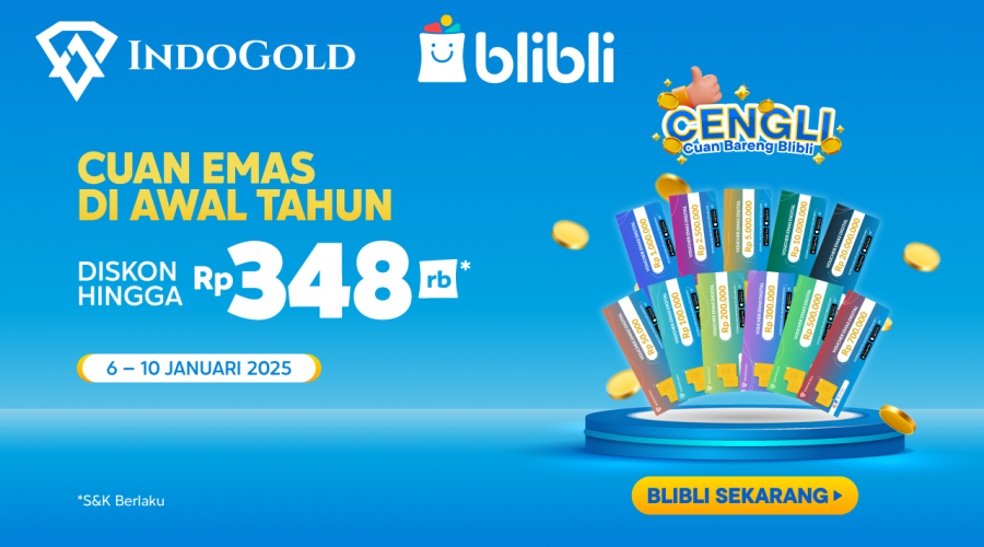 Newsletter blibli cengli Voucher Digital Jan 2025