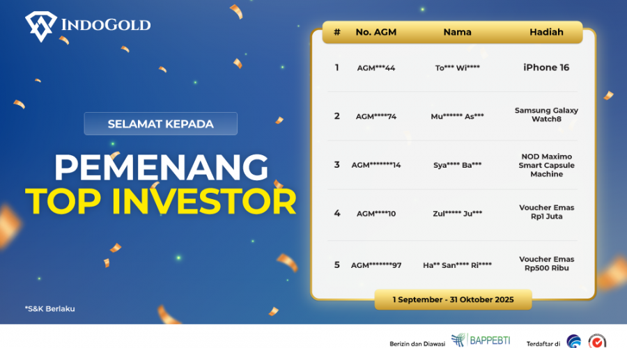 Newsletter pemenang top investor 2025